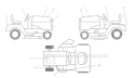 Page F Diagram and Parts List for WE12538B  Weed Eater Lawn Tractor